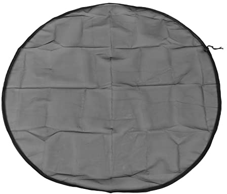 Nachukan Rain Barrel Net Cover with Drawstring - Polyester Mesh Cover for Rain Buckets, Practical Tanks Protector & Water Collection Buckets Cover for Yard & Garden
