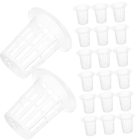 BESPORTBLE 50piezas Cesta De Siembra para Cultivo Hidropónico Recipientes Pequeños De Plástico para Plantas Macetas para Orquídeas Uso Cestillos Hidroponia y Cestas Hidropónicas