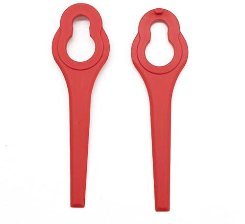 DmDoyy 50 Pièces Lames En Plastique Pour Tondeuse À Gazon Et Coupe-Bordure, Lame Coupe Bordure, Lame Plastique Coupe Bordure Lames Renforcées Résistantes À L'Usure Pour Jardin Et Pelouse