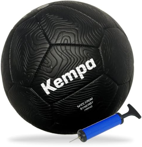 Kempa Sportartikelland Bundle Handball Spectrum Synergy Primo schwarz Größe 2 + Ballpumpe