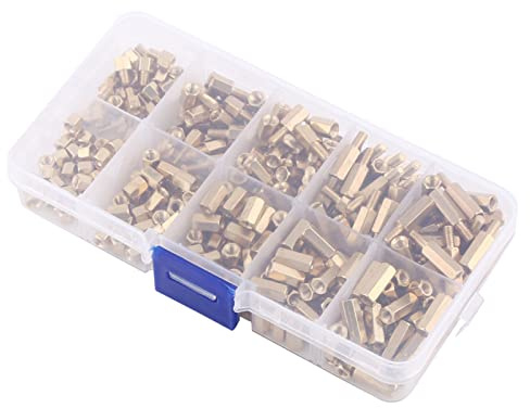 300 Stück M3 Stecker-Buchse und Buchse-Buchse Hex Messing Abstandshalter Abstandshalter DIY Set für Motherboard