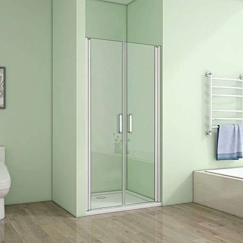 100x185cm Duschabtrennung Nischentür Duschtür Duschwand 5mm Sicherheitsglas