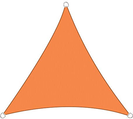 Green Bay Sun Shade Sail Garden Patio Party Sunscreen Awning Canopy 98% UV Block Triangle Orange 2x2x2m