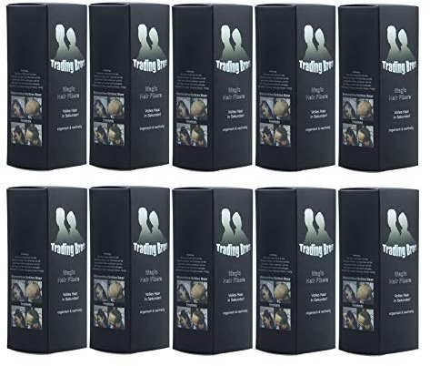 10x Dosen Premium Streuhaar Schütthaar Haarverdichtung Trading Bros Magic Hair Fibers Dunkelblond