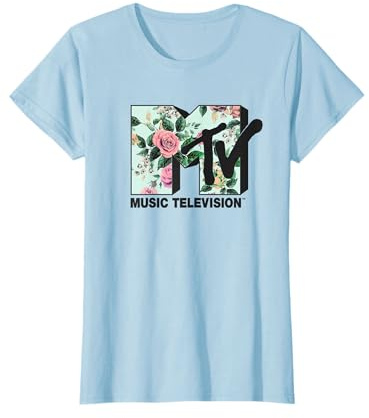 MTV Bunte Blumen Logo V1 T-Shirt