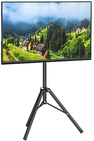 Portable TV Tripod Stand Tilt Mount for 32 to 55 inch LCD LED Flat Screen TV Display Floor Stand