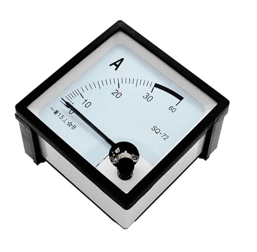 Misuratore da pannello SQ72-A 5A 10A 20A 30A 30/5 50/5 100/5 Amperometro analogico AC quadrato 72 * 72mm 1 pz(250 5A)