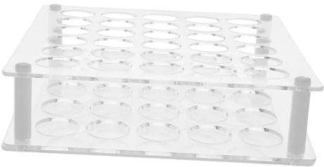 Happyyami Expositor De 30 Pintalabios Soporte Para Maquillaje Tubo De Cosméticos Organizador De Cosméticos Estuche Organizador De Pintalabios Soporte Para Llaves Almacenamiento De