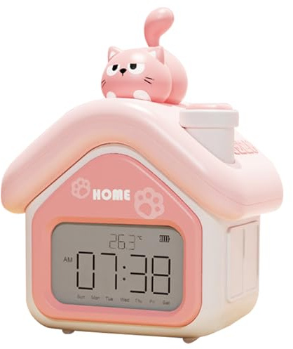 Tanxier Reloj Despertador para Niños | Adorable Reloj Digital Infantil con Pantalla LED - Decoración para Dormitorio Infantil, Guardería, Habitación u Oficina
