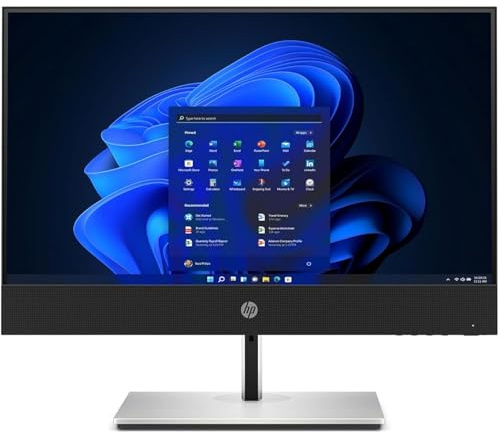 HP Ordinateur de Bureau Tout-en-Un Pro One 600 G6, écran Full HD 21,5 Pouces, processeur Core i3-10100, 8 Go de RAM, Disque SSD 512 Go, Webcam, Windows 11 Pro (reconditionné)