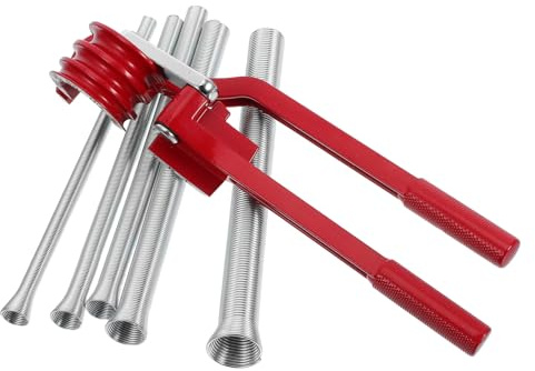 SOIMISS Piegatubi Manuale per Tubi in Rame e Alluminio Scanalatura Slot Piega Tubi Parete Sottile Fino Gradi Strumento Molla per Riparazioni di Condizionatori