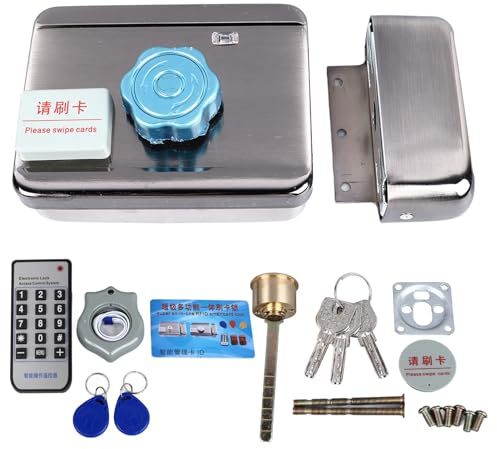 Wireless Serratura Porta Interna, Serratura Elettrica Senza Fili, Alimentata a Batteria, Chiusura Silenziosa e Senza Chiave - Installazione Semplice, Design Compatto, Sicurezza Avanzata per e Ufficio