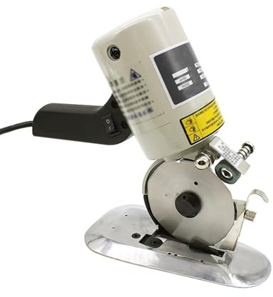 Coupe-tissu éLectrique Rotatif, Lame de 70 mm, Cutter Rotatif avec Affûteur Intégré, Coupe Carton pour Couper le Cuir, Les Tapis et Les Tissus éPais
