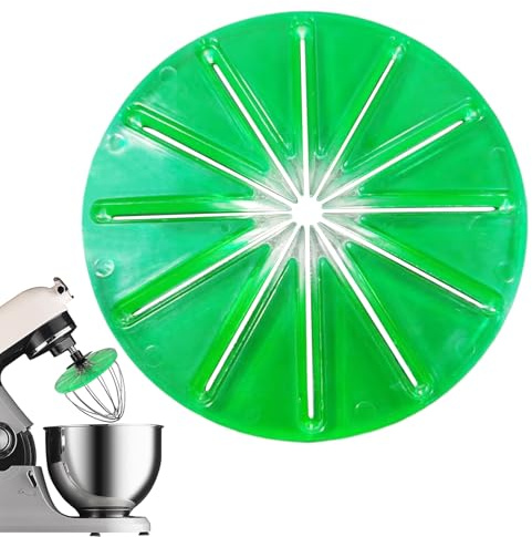 Mixer-Spritzschutz, Rührkopf Spritzschutz, Rührschüssel-Abdeckung,Mixer Creme Schaber Zubehör,Schützender Spritzdeckel,Anti-Spritz Ausgießer,Standmixer-Spritzschutz Für Küche, Bäckerei 14,5x14,5x0,5cm