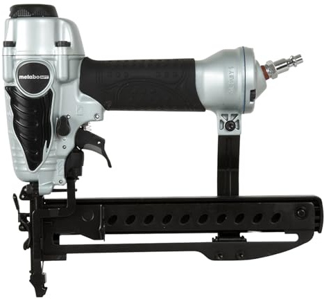 Metabo HPT Narrow Crown Stapler, Pro-Preferred Pneumatic Power Nailers, Finish Stapler for Furniture & Cabinetry, Lightweight Trim Tool, Ergonomic Design, 18 Gauge, 1/2″ to 1-1/2″ Staples, N3804AB3