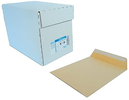 SOBRE KRAFT BOLSA K6 4º PROL 184X261 AUT C/250
