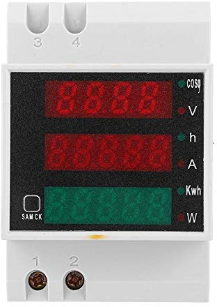 Compteur de tension, compteur électrique multifonction D52-2047, affichage numérique du facteur de puissance de tension actuelle AC200~450V