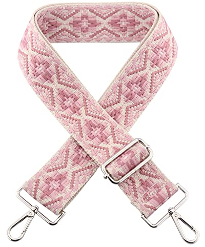 Verstellbar Taschengurt Breit,5CM Bunt Schultergurt für Taschen, Universal Tragegurt Damen Schulterriemen Trageriemen Geflecht Umhängegurt für Handtaschen DIY Zubehör 75-135CM.