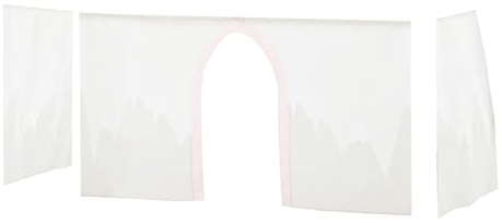 Hoppekids Winter-Wunderland Halbhochbettvorhang (90x200cm) inkl. Draht-Set und Haken für Kinderzimmer