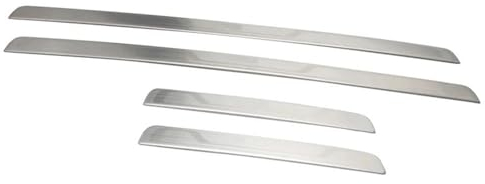 Ladekantenschutz Für VW Für Tiguan MK2 2016-2018 2019 2020 2021 2022 Auto Tür Schwelle Schutz Schweller Anti Kick Abdeckung Trim Aufkleber (Color : Inside Silver)