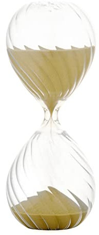 Sanduhr 30 Minuten Moire Wipple Sanduhr Sand Timer Home Coffee Shop Dekoration Schmuck Weiß Schwarz Gold Geburtstag Student Geschenk Sanduhr Holz (Color : Gold, Size : 30min)