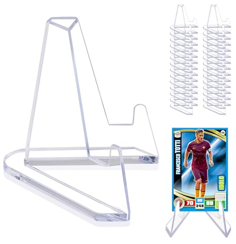 vivinin 32Packs Card Display Stand, Card Stand, Card Stands for Sports Cards, Trading Card Stand, Acrylic Material, 2.2 Inch Tall