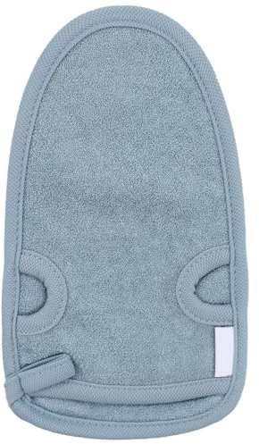 1 Stück Peelinghandschuh,Exfoliating Gloves,Peeling Handschuh,hamam handschuh,peeling Schwamm Körper,Peelinghandschuh Körper,Duschhandschuh,für Sauna,Dusche,Peeling,Body Scrub (Grau)