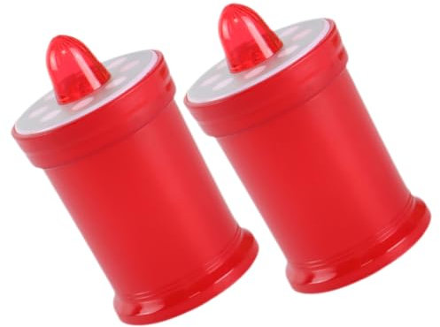 Artibetter 2 Piezas Lámpara De Vela De Simulación Led Sin Para Cementerio Velas Decorativas Religiosas De Iglesia Para Uso Exteriores