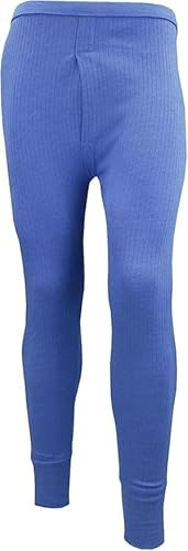 HAJRA® Extreme Thermounterhose für Herren, warme Winterunterhose, lange Unterhose, ideale Unterziehhose für kaltes Wetter, Größen S-XXL, Blau (Long Johns), S