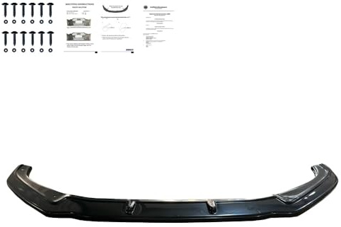 Frontspoiler kompatibel mit Audi A4 S-Line/S4 B9 2015–2019 mit ABE TÜV | kompatibel mit Audi A4 S-Line/S4 B9 2015-2019 - Schwarz glänzend