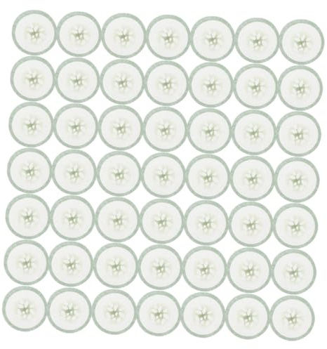 BESTYASH 200piezas Almohadillas Oculares No Tejidas Parches Patrón De Pepino Para Cuidado Facial Femenino y Regalos