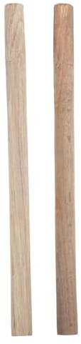 GALPADA 2 manici per attrezzi da giardino in legno duro: manici di ricambio in legno per pala, coltivatore e per diserbo - Pratici per gli appassionati di giardinaggio