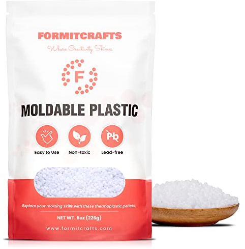 Thermoplastic Beads - 1lb Polymorph Pellets - Moldable Plastic Beads - Melting Pellets for Modeling, Sculpting, Cosplay