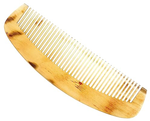Beavorty Kämme Für Frauen Haarkamm Haarkämme Für Frauen Knochenkamm Antistatischer Kamm Glättungskamm Hornkamm Hornhaarkamm Holzkamm Hörner Bartkamm Fräulein-Textur-Kamm Süß