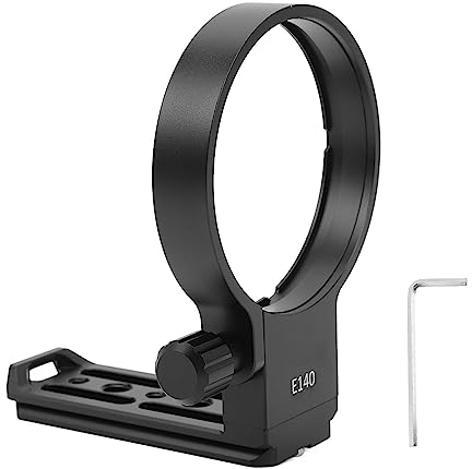 Bague de pour Trépied de Collier D'objectif, pour Monture Sigma 100‑400 Mm F5‑6.3 DG DN OS E, avec Trou de Vis 1/4in 3/8in, Base de Support de Bague de pour