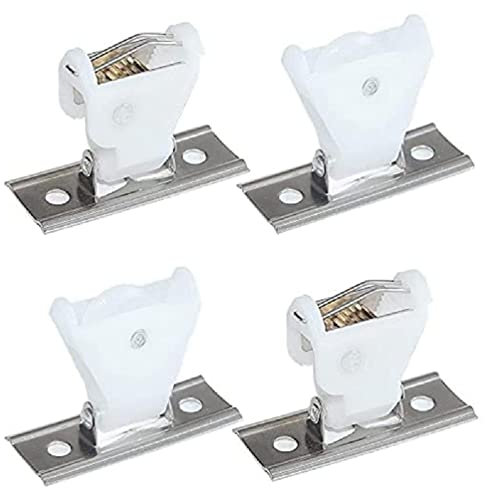 Navna Juego de 2 cierres de cordón de cortina de bambú, polea rodante para ventana y 2 piezas de núcleo de cobre, kit de cierre para persianas de ventana del hogar, kit de cortina de suministro de