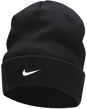 NIKE Swoosh Beanie Wintermütze (DE/NL/SE/PL, Alphanumerisch, Einheitsgröße, Black)