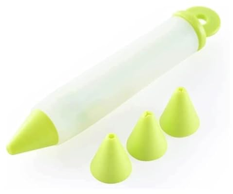 Dispensadores de glaseado, gel de sílice comestible, boquillas para manga pastelera de PP, bolígrafo para escribir alimentos, herramientas de decoración de Chocolate, puntas para tuberías