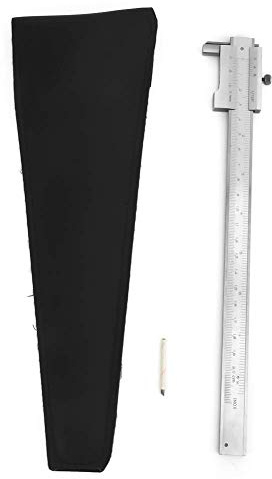 Messschieber 0-200mm, Edelstahl-Parallelmarkierungslehre mit Feststellschraube, Messgerät für Holz, Kunststoff, Eisen