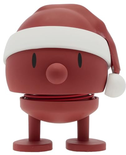 Hoptimist Soft Santa Bumble Hoptimist 5,9 x 6,1 x 7,2 cm S Red
