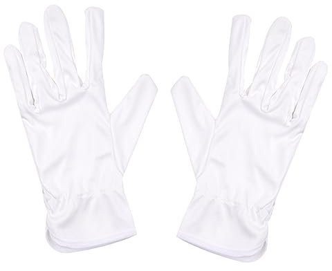 KONTONTY 10paar Mikrofaserhandschuhe Staubfreie Handschuhe Für Schmuckprüfung Arbeitsschutz Dehnbar Wiederverwendbar