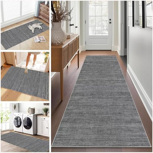 100 x 300 cm, Teppichläufer Flur, Küchenläufer Flurteppich Flurläufer Küchenteppich, Lang Waschbar Küche Teppich läufer, Kurzflor Korridor Teppich Läufer für Eingang Flur Schlafzimmer Wohnzimmer