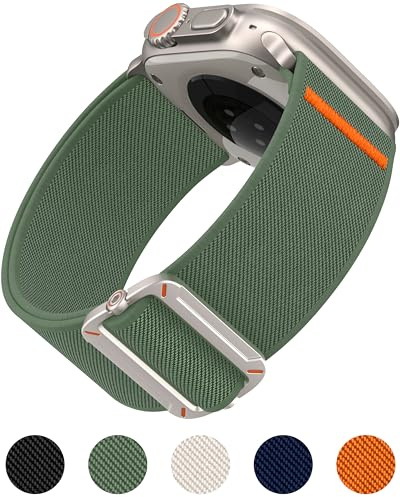 Higgs Bracelet Nylon Élastique Compatible avec Bracelets Apple Watch 44mm 46mm 45mm 42mm Ultra 3/2/1 49mm 40mm 41mm 38mm 42mm Homme Femme,Sport Respirant Pour iWatch Series 11/10/9/8/7/6/5/4 SE/SE 2