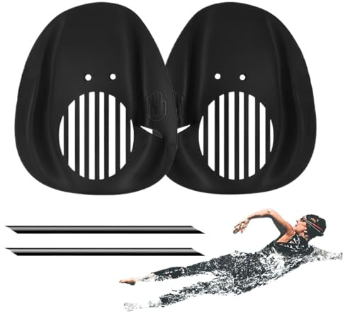 Schwimmpaddel für die Hände - Schwimmtrainingsflossen für Erwachsene, Schwimmpaddel mit verstellbaren Riemen, Schwimmtrainingsflossen für Erwachsene, Schwimmflossen für