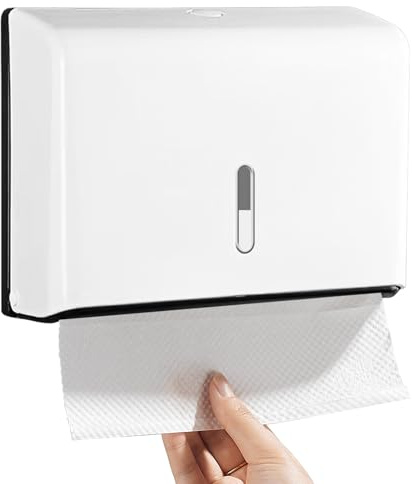 Papierhandtuchspender, Handtuchspender für Papierhandtücher Wandmontage Papiertuchspender Papierhandtücher Spender Großes Fassungsvermögen für Bad Küche und öffentliche Orte, für Z-Falt Handtücher
