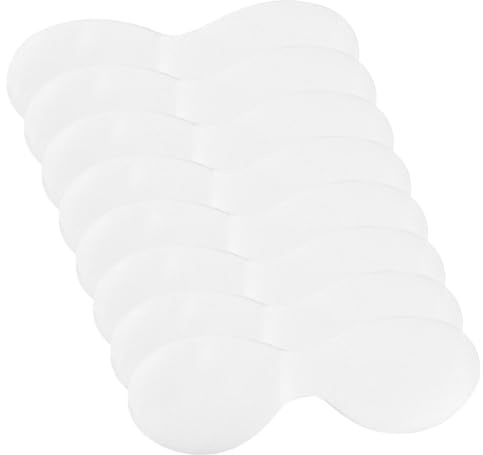 Homoyoyo 100 Stück Selbstgemacht Augenmaske aus Vliesstoff Sanfte und Bequeme Augenpflege Pads für Augenpflege Routinen und Spa Weiße Einweg Augenmasken