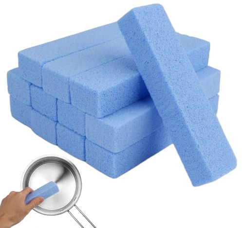 12 Piezas Piedra Pomez Para Limpieza WC, Cleaning Block WC, Bloques de Piedra Pómez Inodoro, Bloques Pumice Stone Toilet Bowl Cleaner, Para Inodoro, Limpia, Cocina, Horno, Ducha, Baño y Lavabo