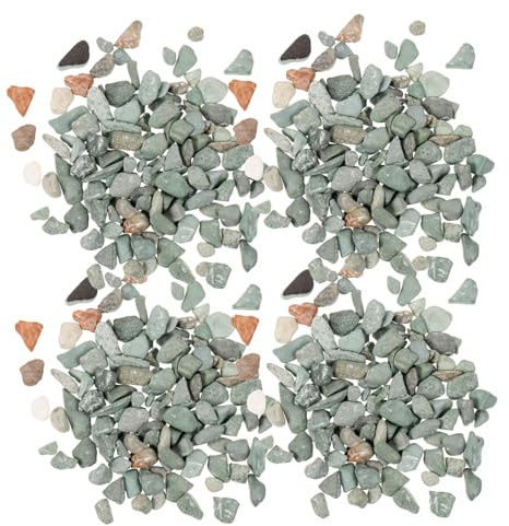 Garneck Microlandscape Miniature Grey Limestone Stones Bag for Sand Table Scenery Basing Rock Model Garden Decor Lightweight Natural Small Pebbles for Railway and Aquarium Layout