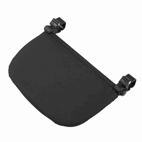 Pongnas Repose-pieds pour Poussette de bébé, Extension de 21 Cm Réglable à 3 Vitesses avec Tissu Oxford, pour Poussette YOYA VOVO YUYU KIBB (BLACK)