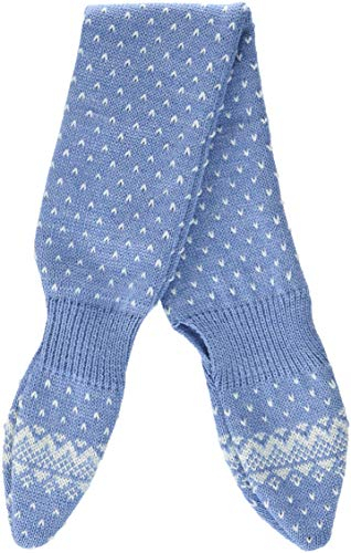 maximo - Sciarpa per bambini Multicolore (bluemelato/bianco lana 6338). taglia Unica